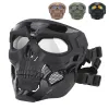 Máscaras Cycling Colling Goggle Motorcy Cull Skeleton máscara a prueba de viento Full Full Mask Pintball Protección táctica Tactical Helmet Mask