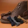 Partes del zapato 1 par clásico sólido redondeo sólido cordones de poliéster duradero zapatilla zapatilla de zapatillas 15 colores