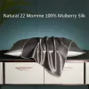 Pillow Natural 22 Momme 100% Mulberry Silk satin multicolor pillowcases pillow cases Envelope Closure standard queen king 48*74cm