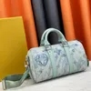 torebka projektant marki Water Droplet Blue Tote Designer Boston Bag Women Fashion szeroki pasek na ramię