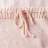 ワンピース2022ベイビーロンパースの女の赤ちゃんが綿を編むウール結合衣料品バッグおならを登る