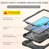 Tablet PC Cases Sacs Anti-Drop Case pour Galaxy Tab A7 Lite 8,7 pouces Robuste avec un bobinage à épaule à main du support de rotation