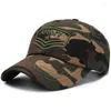 Ball tampa de bola de alta qualidade Camuflagem de camuflagem Banco de beisebol masculino masculino masculino masculino Tactical Camo Snapback Hat Trucker Chapéus ajustáveis
