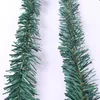 Fiori decorativi 5.5 M Ago pino artificiale Ghirlanda Rattan PVC Greenery Plant per decorazione di festa di nozze di Natale