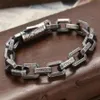 Nouveau bracelet de motif de roteur de conception créative de conception rétro personnalisée bracelets pour hommes faits à la main