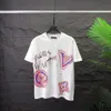 メンズプラスティーポロスヒップホップマッスルフィット湾曲ホワイトコットンカスタムプリントメンズメンズTシャツカジュアル数量トレンド特大S-3XL 45