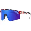 Sonnenbrille Windschutz Radsportgläser Outdoor Sonnenbrille MTB Männer Frauen Sport laufen Brille UV400 Bike Modetöne Eyewear ohne Kiste