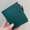 Wallets Genuine Leather Women Short Wallet Zipper Cow Card Holder With Chain Cute Small Coin Purses Female Money Bag