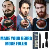 Shampoocondizionatore uomini barba in crescita penna del viso Capelli di riparazione dei baffi Forma ricrescita della penna barba potenziatore nutrish che modella il kit di styling anti -capelli per la perdita di capelli