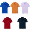 Hochwertige brandneue Herren Top Krokodil Stickerei Shortsleeve Solid Shirt Polo Homme Slim Men Kleidung Camisas Polos Shirt S6XL