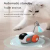 Steuerung Smart Cat Toy Car Car Fernsteuerung laufende Auto Cat Toys Interaktive Katzenstangen Teaser Feder Dual Modi Elektrische Haustierkatze Spielzeug Spielzeug