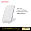 Chargers Original OnePlus Warp Charge 50W Wireless Charger Qi Cargando EPP 15W/5W 50W MAX para OnePlus 9 Pro 10 Pro Mobile Teléfono