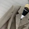 디자이너 여성 블레이저 재킷 코트 옷 여자 클래식 벨트 스프링 새 릴리스 탑
