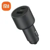 충전기 100W Xiaomi MI 11 자동차 충전기 오리지널 QC 4.0 빠른 터보 어댑터 충전 듀얼 USB 자동차 충전기 f4 x4 gt 12 Ultra 11s