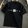 Brand Letter Mens Designer T-shirts Shirts T-shirts Luxury Tshirt Fashion Crew Coule Imprimé Breffable Breft Short Cotton Designer Tshirt Designer Asian Taille