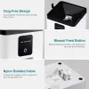 Nourrir DOHONEST Automatic Dog Feeder avec appareil photo: 5G WiFi Easy Installation 8L Motion Dispentier Smart Cat Food Dispenser 1080p HD