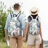 Sac à dos sac à dos sac mignon llama et cactus parent-enfant couple léger couple