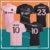 24/25 Messis Inter Miami Soccer Jerseys 2023 Campana Yedlin Rube Martinez Gregore Kids Kit Футбольная форма