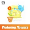 キットエスケープルームパズル水散水花の小道花瓶に水を注ぐ/花に水をまくために部屋の脱出ゲームの小道具を解き放つ
