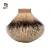 Brush Boti BrushSHD Leader Silvertip Badger Hair Knot Shaving Brush Bulb Shape Men's Beard Tool Shaving Knot Handmade