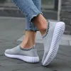 Sapatos casuais femininos que correm esportes ao ar livre respiráveis | Mulheres causais de deslizamento leves calçados atléticos confortáveis calçados