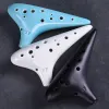 Instrument Straw Fired Smouldering Ocarina Soprano F Tone Beginner Teaching Smooth Ocarina 12hole Sound Quality Ocarina