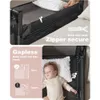4-w-1 Baby Bassinet Bedside Sleeper z Playard, Przenośna pieluszka-Perfect Bedside Crib dla noworodków, przekształcanie w Playpen