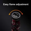 Honest Creative Lighter Blue Straight Flame Butane Without Gas Jet Torch Lighter Fuel Visible For BBQ Kitchen Without Gas Stove Cigar Lighter