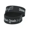 Armband 1pc One Banda House Wide Band Music Star Rubber BraceletsBangles Wide Black Ariana Grande Silicone Wristband Fans Gifts SH212