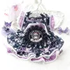 Dogs Clothes Spring/Summer Thin Cat Princess Dress Purple Kawaii Lolita Small Dog Teddy Pet 240415