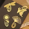 Piece Animal Metal Bookmark Cute Lovely Teacher Gift Page Marker School Office Supply Stationery Butterfly Sunflower Dragonfly