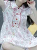Robes de fête y2k esthétique vintage à imprimé éblouissement femme kawaii mignon single poit