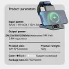 Laddare 5 i 1 30W Foldbar trådlös laddningsstativ RGB Dock LED -klocka Fast Charging Station för iPhone Samsung Galaxy Watch 5/4 S22 S21