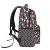 Bags Japanese Sushi Pattern Multifunction Backpack Classic Basic Water Resistant Casual Daypack for Travel with Bottle Side Pockets