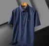 Designers de bordados de pônei camisas de vestido masculinas Brands de camisa xadrez casual de moda masculino masculino slim fit shirts m-3xl