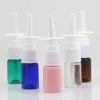 5 ml tomt plast nässprayflaskor pumpsprutan dimma nässpray på återfyllningsbart flaskrör zz