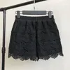 Shorts da donna Pizzo Donne Spring Autumn Summer Elegante comodo in alto in alto Pantino corto Elastico gamba larga da donna bianco femmina sexy femmina sexy