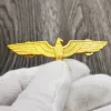 Clips Eagle Emblem Commémorative Eagle Elegle Emblem Brooch Butterfly Buckle Version