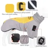 Vestes Turtleneck Winter Big Dog Clothes épaissis Pet Pet Coton Veste Coton Imperméable pour les grands chiens moyens Labrador Coat Shepherddog