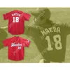 CUSTOM RED KENTA MAEDA 18 HIROSHIMA CARP AWAY BASEBALL JERSEY ANY Name Number Top Stitched S-6XL