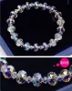 Bangle New Fashion Crystal Breaded Bracelets for Women Sweet Temperament Manual BraceletsBangles Charms Jewelry fabricação