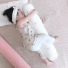 Travesseiro de travesseiro bebê pilow pilow estilo coreano infantil coluna coluna travesseiro respirável travesseiro funcional 60*10 cm