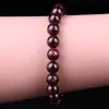 Strands Natural Garnet Bracelet Men Bracelets for Women, 6/8/10mm Wine Red Bead Charm Bracelet Men Jewelry Brazaletes Pulseras Mujer