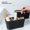 Koppen elektrische tandenborstelhouder bureaublad tafel container make -up borstel opbergdoos tandpasta tandenborstel standaard badkamer accessoires