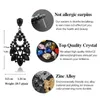 Chandelier en peluche Veyo Hyperbole Crystal Classtal Classic Hollow Design Drop Orees Oreing For Women Gift D240323