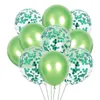 Dekoracja imprezy 10pcs metalowe kolory lateksowe balony 12 cali konfetti nadmuchiwana piłka na urodziny