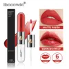 IBCCCNDC Makeup Lip Gloss Unlimited Dougle Touch Matte Glossy Shimmer Liquid Lips Färg Långvarig vattentät svettbeständig Maquiagem Lipgloss grossist