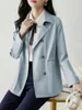 Trench da donna Trench Coats Windbreaker 2024 Spring Korean Wild Shee Fashion Giacca rosa rivestimento per studente