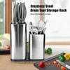 Kitchen Storage Knife Stand Holder For Stainless Steel Cutlery Block High End Accessories