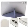 Tablet PC Cases Sacs pour tab s9 Fe Fe Multi-repleding Stand Clear Back Magnetic Smart Shell pour Galaxy Tab S9 FE S9FE 5G COUVERTURE DE CASE
